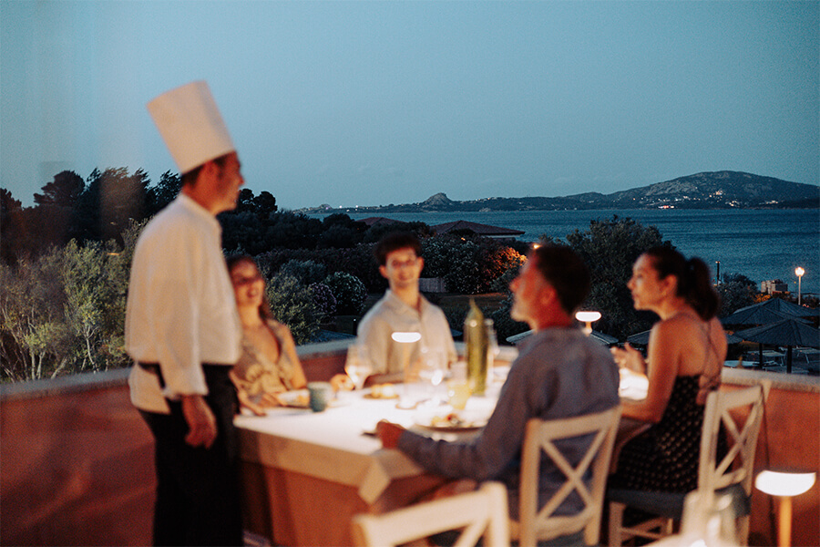 Una cena affacciata sul Golfo di Arzachena Ristorante Martin Pescatore: una cena sul Golfo di Arzachena