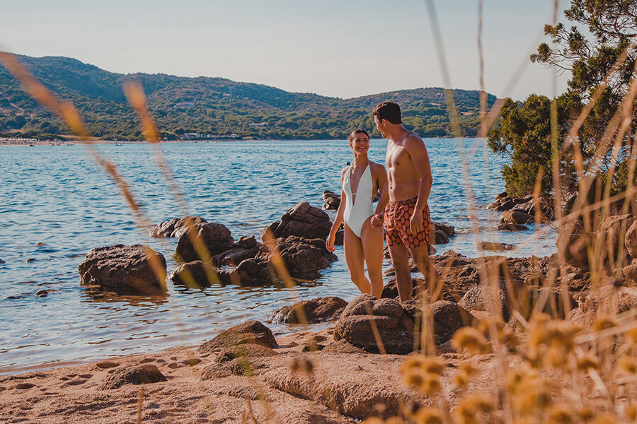 Mannena Beach, on the romantic coast of Cannigione