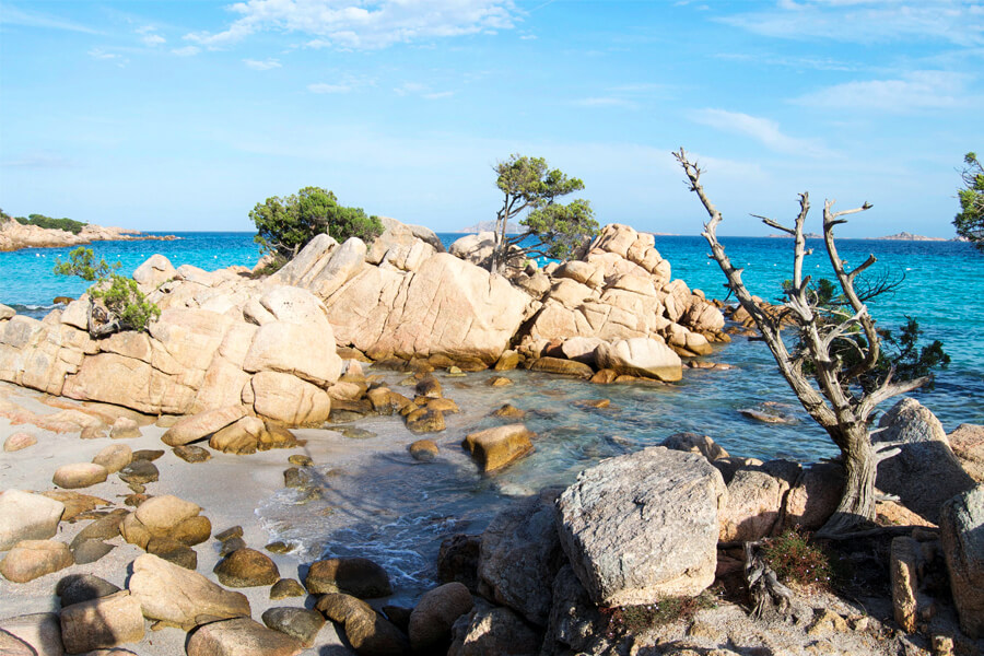 Die besten Strände der Costa Smeralda: Capriccioli, Strand La Celvia
